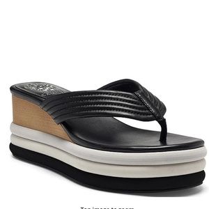 Vince Camuto Wedge Sandals 🖤🤍🖤
